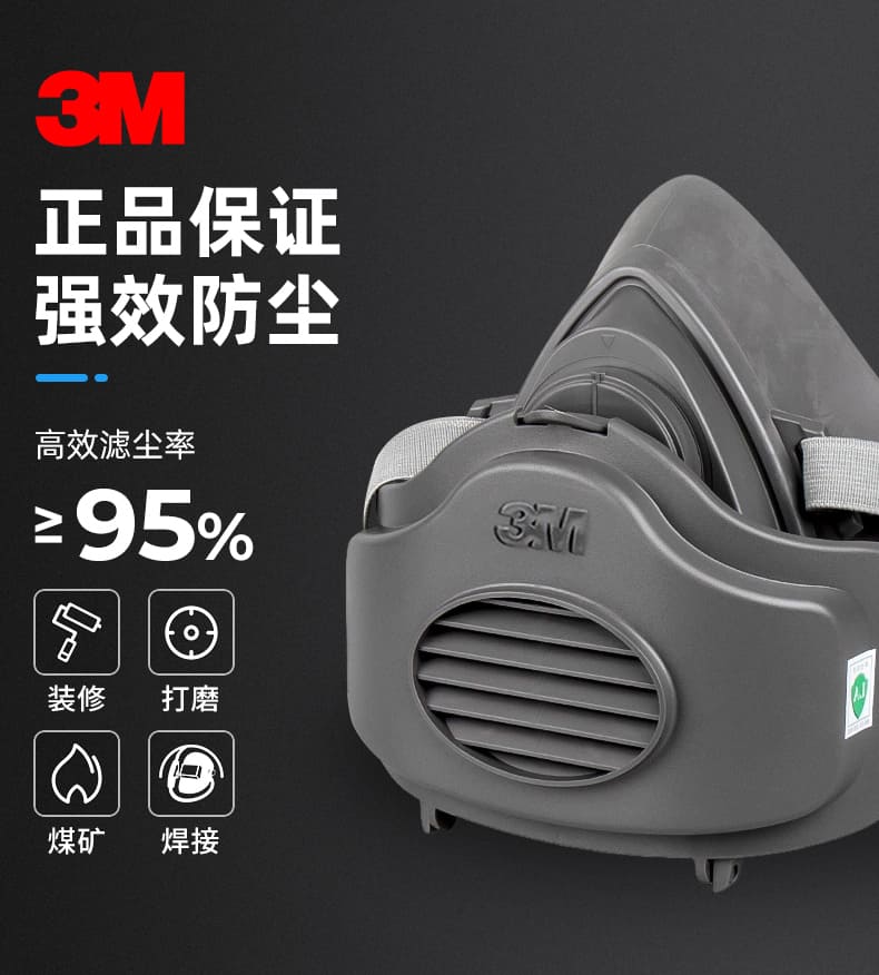 3M 3200 半面罩 （中/大号）